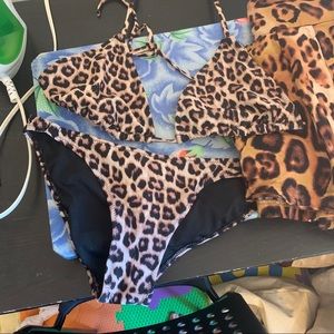 Curated leopard 🐆 bikini 👙 set